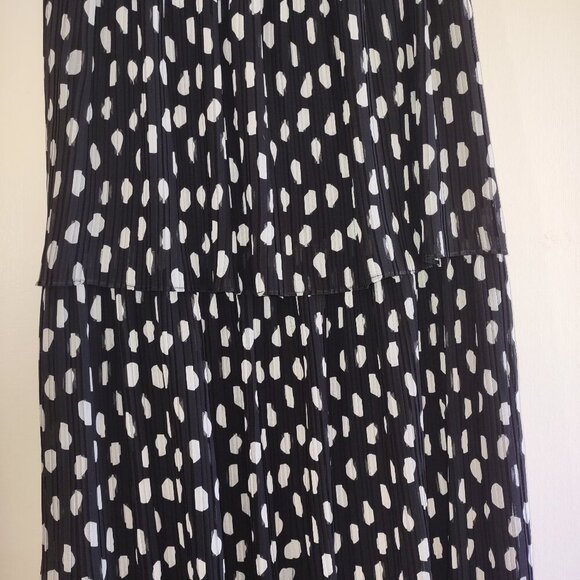 Fame and Partners Boho Tiered Maxi Skirt Polka Dots Elegant Chic - US Size 0 EUC - Picture 5 of 11